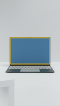 Laptop ultradelgada de aluminio