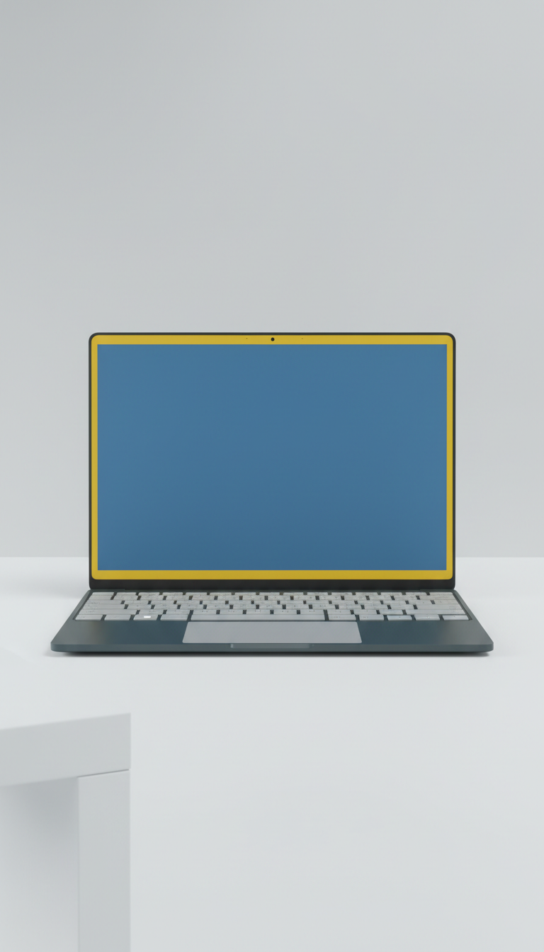 Laptop ultradelgada de aluminio