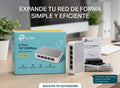 SWITCH DE 5 PUERTOS FAST ETHERNET A 10/100 MBPS