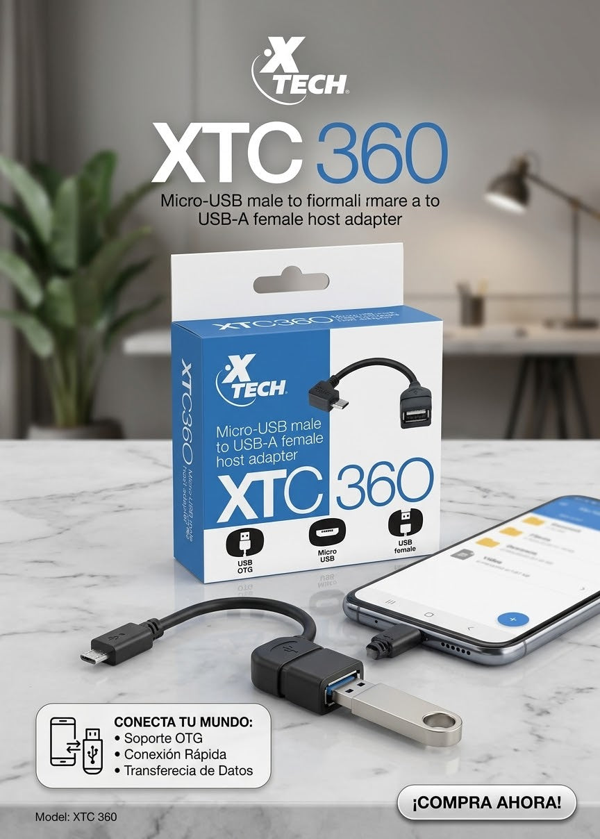 ADAPTADOR OTG MICRO-USB