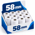 CAJA DE PAPEL TERMICO DE 100 ROLLOS - 58MMX37MM