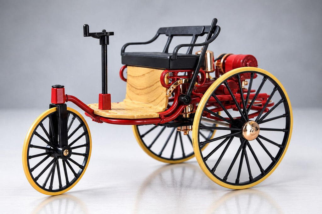 MODELO A ESCALA BENZ PATENT MOTORWAGEN 1886.