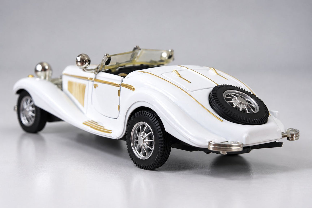 MERCEDES 500K ROADSTER 1936 BLANCO.