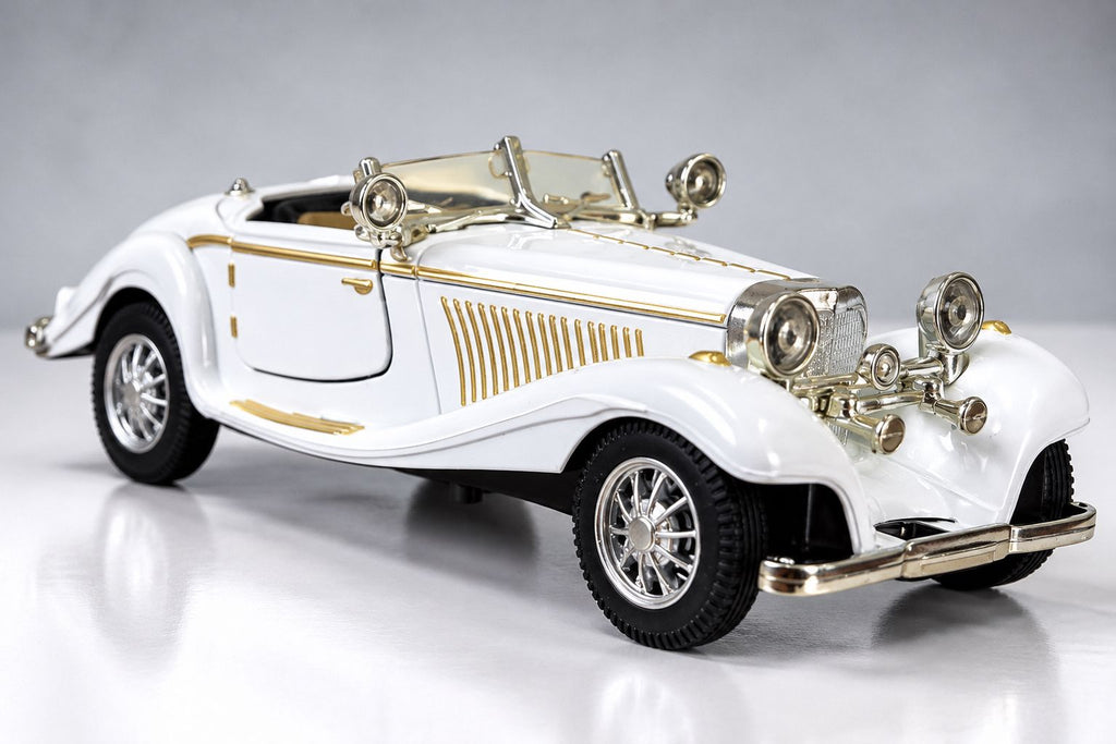 MERCEDES 500K ROADSTER 1936 BLANCO.