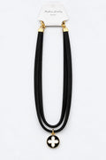 CHOKER DOBLE FLOR MONOGRAM