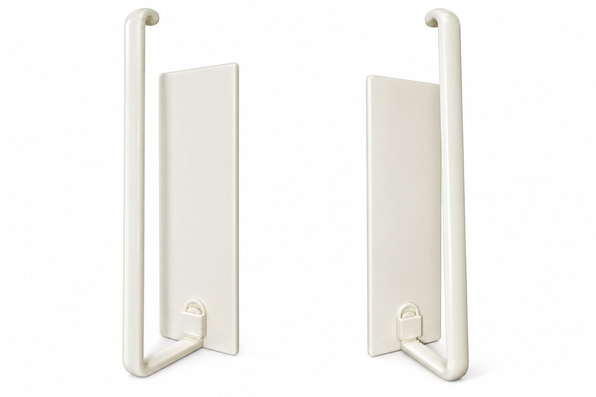 TOALLERO RECTANGULAR, PORTAROLLO DE PLASTICO.